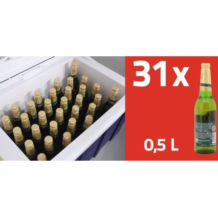 Pokretni rashladni box 60W/230/12V 50 l plava/žuta