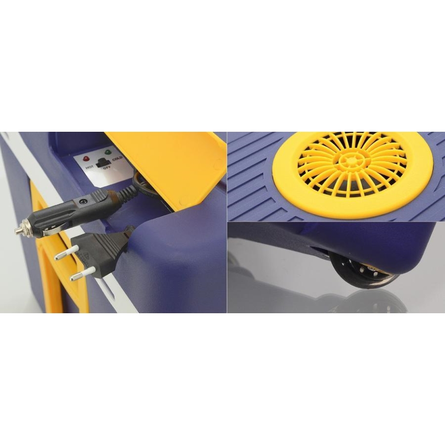 Pokretni rashladni box 60W/230/12V 50 l plava/žuta