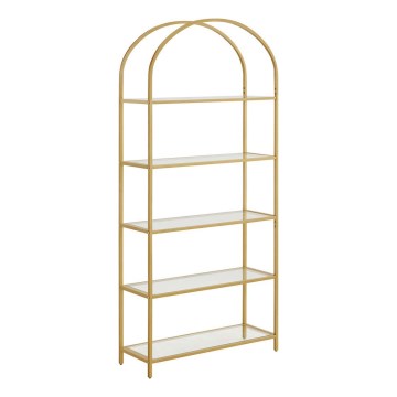 Polica za knjige GLASY, zlatna