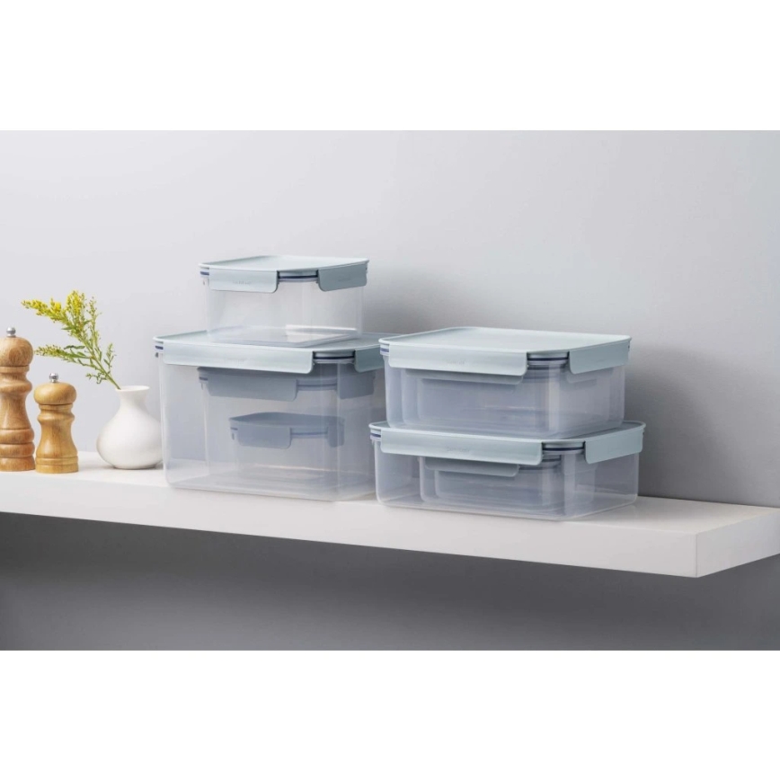 Posuda za hranu CLASSIC PLUS 0,86 l, plava/prozirna