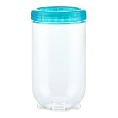 Posuda za namirnice INTERLOCK 1 l tirkizna/prozirna