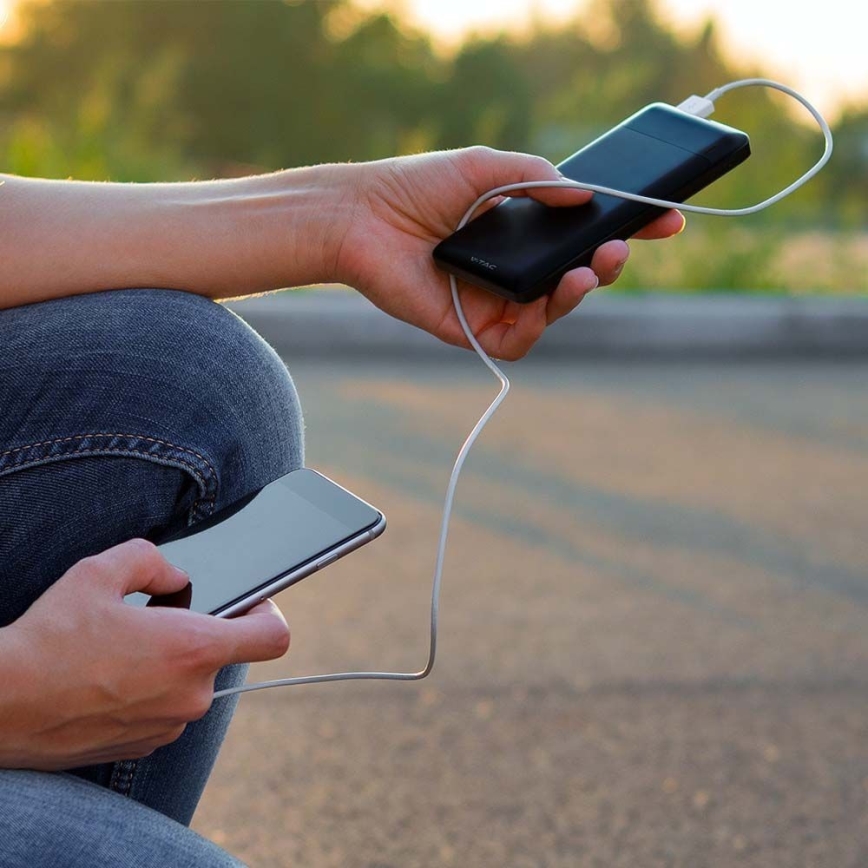 Power bank s Power Delivery (PD), 10000 mAh/22,5 W/5 V, crna