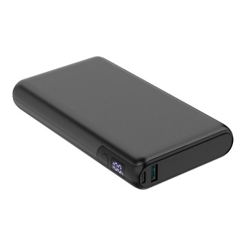 Power bank sa LED displejem Power Delivery 30000 mAh/100W/3,7V crna