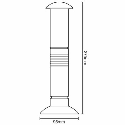 Prenosna LED lampa 2xLED/1xD IPX4