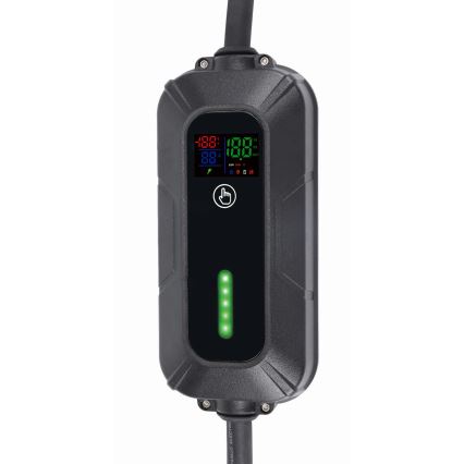 Prenosna stanica za punjenje za električne automobile EV/PHEV AC Type 2 16A/380V 11kW IP55 5m + adapter 230V 3,7kW + futrola