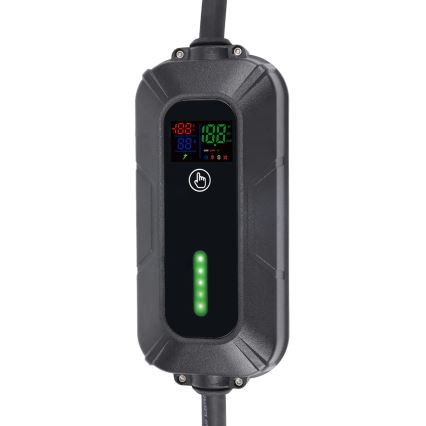 Prenosna stanica za punjenje za električne automobile EV/PHEV AC Type 2 16A/380V 11kW IP55 5m + adapter 230V 3,7kW + futrola