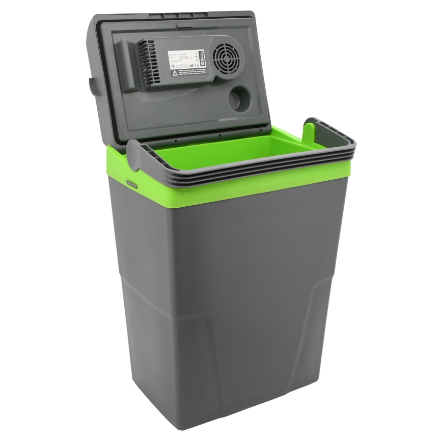 Prenosni auto-frižider 22 l 55W/12V/230V siva/zelena