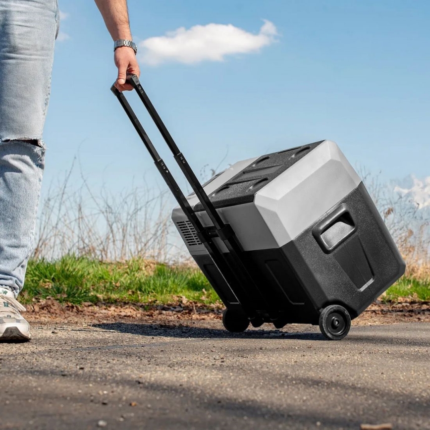 Prenosni auto-frižider sa LCD ekranom, zapremina 40 l, 230V/12V/24V, crne boje