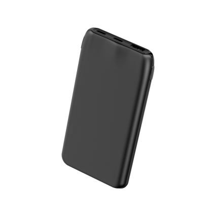 Prenosni punjač 10000 mAh, 10 W Power Delivery, 2x USB-C + 1x USB-A, crna