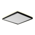 Prezent 27311 - LED kupatilsko plafonsko svetlo CORDIA SQ LED/12W/230V 3000/6000K IP54 crna