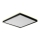 Prezent 27311 - LED kupatilsko plafonsko svetlo CORDIA SQ LED/12W/230V 3000/6000K IP54 crna