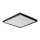 Prezent 27313 -LED Kupatilsko plafonsko svetlo CORDIA SQ LED/18W/230V 3000/6000K IP54 crno