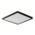 Prezent 27315 - LED plafonsko svetlo za kupatilo CORDIA SQ LED/24W/230V 3000/6000K IP54 crno