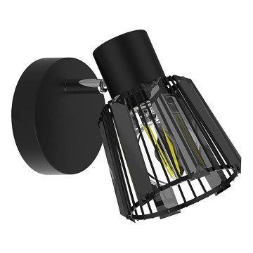 Prezent 27516 - Zidno reflektorsko svetlo PONTEO 1xE27/40W/230V crna