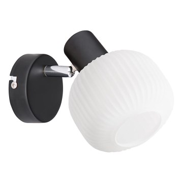 Prezent 27519 - Zidno reflektorsko svetlo ARYA 1xE14/40W/230V crna/bela