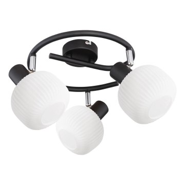 Prezent 27521 - Usmerena svetiljka ARYA 3xE14/40W/230V crna/bela