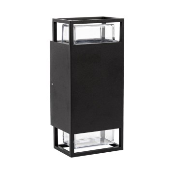 Prezent 28211A - Spoljna zidna svetiljka EVENTO 2xGU10/35W/230V IP54 crna