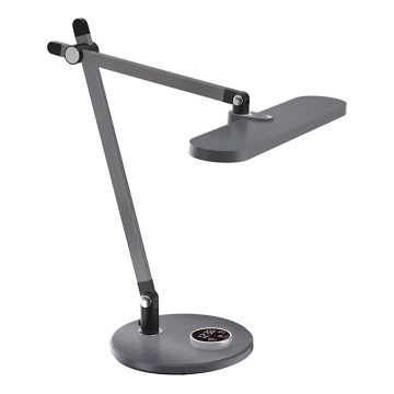 Prezent 31216 - LED prigušiva dodirna fleksibilna stona lampa sa displejem ZIPP LED/12W/230V 3000-6500K