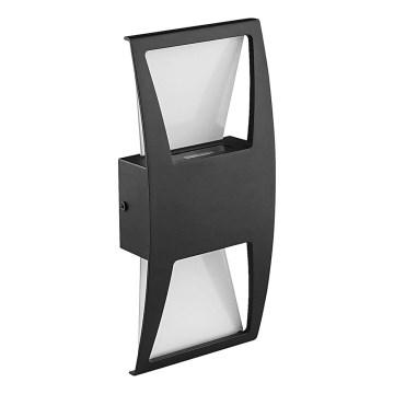 Prezent 31310 - LED spoljašnje zidno svetlo OZZ 2xLED/4W/230V IP44 crna