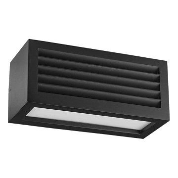 Prezent 31316 - Spoljno zidno svetlo SUEZ 1xE27/18W/230V IP44 crno