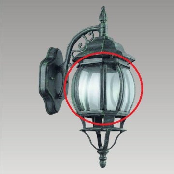 Prezent 39001 - Zamensko staklo za spoljašnju lampu PRINZ E27