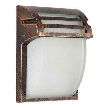 Prezent 39039 - Spoljašnja zidna svetiljka AMALFI MINI 1xE27/60W/230V IP44 patina