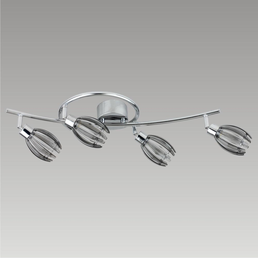 Prezent 61210 - spot svetlo EZZO 4xG9/33W/230V dimljeno