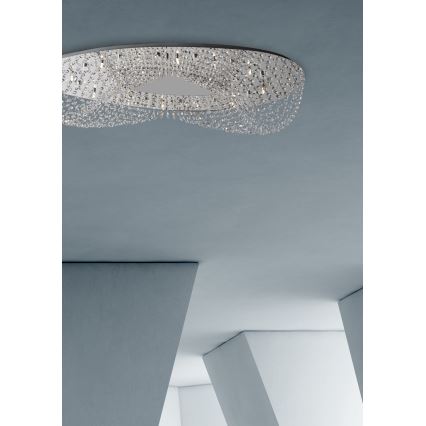 Prezent 69046 - ELIPTHON Plafonska nadgradna svetiljka 8xG9/33W/230V