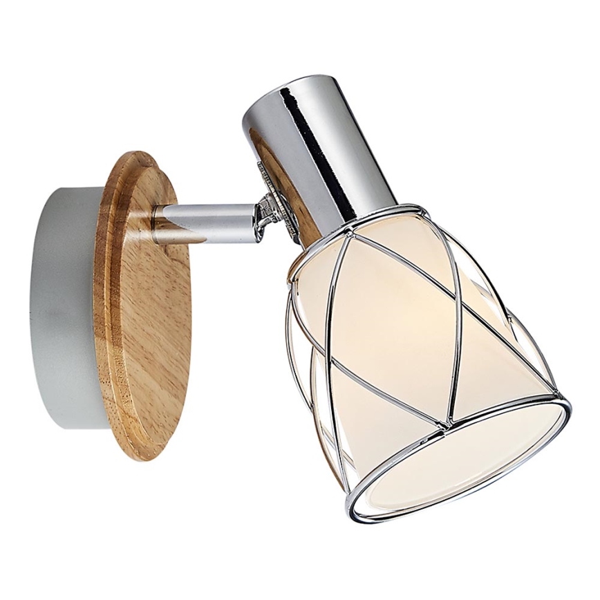Prezent 75450 - Spot svetiljka PADRE 1xE14/40W/230V hrast