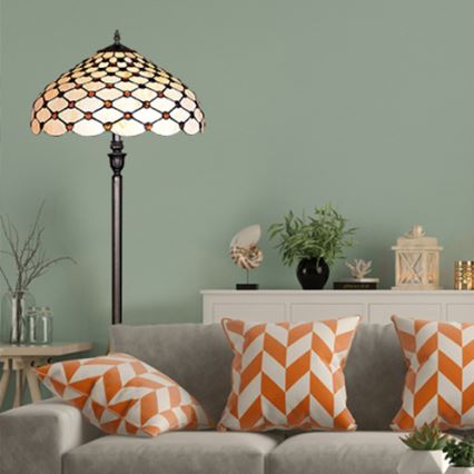 Prezent 76 - Stojeća lampa TIFFANY 2xE27/60W