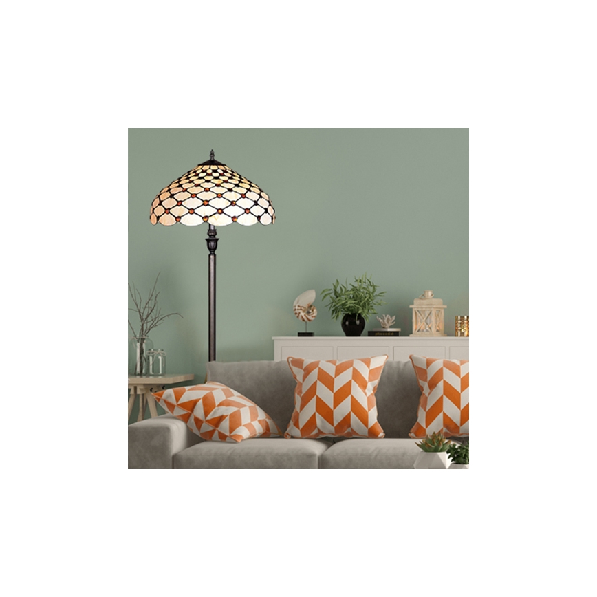 Prezent 76 - Stojeća lampa TIFFANY 2xE27/60W