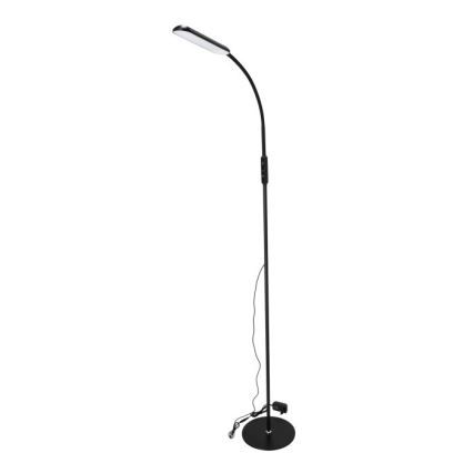 LED prigušiva stojeća lampa TEILO LED/10W/230V 3000/4000/6500K crna + daljinski upravljač