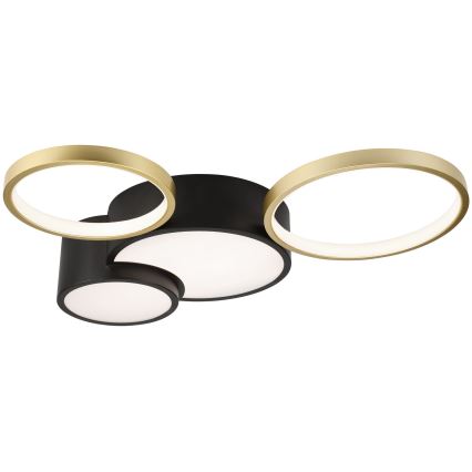 Prigušiva plafonska svetiljka ALIZEE LED/30W/230V 3000-6500K crna/zlatna