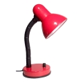 Prigušiva stona lampa KADET -S 1xE27/40W crvena