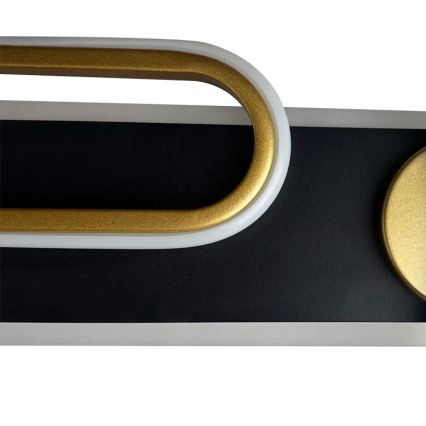 LED prigušiva stropna svetiljka LED/60W/230V 3000-6500K crna + daljinski upravljač