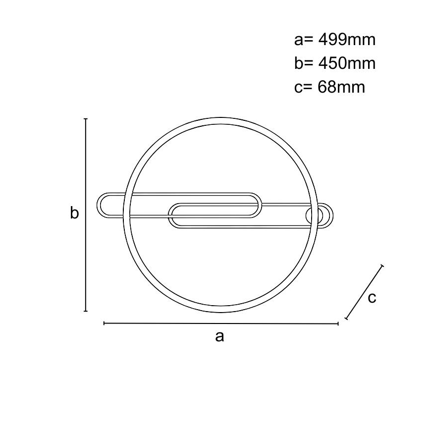 LED prigušiva stropna svetiljka LED/60W/230V 3000-6500K crna + daljinski upravljač
