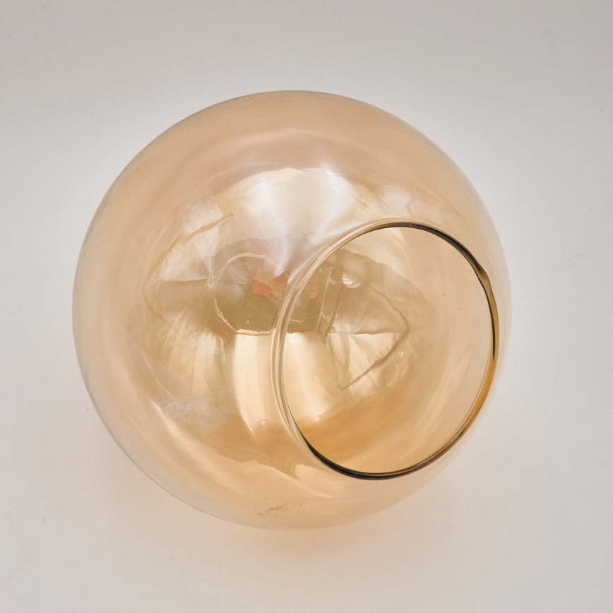 Prislonjen luster MALENA 6xE14/5W/230V zlatna/crna/dimljeno bež