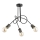 Prislonjeni luster TANGO 3xE27/15W/230V crni