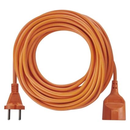 Produžni kabel 1 utičnica 20m narandžasti