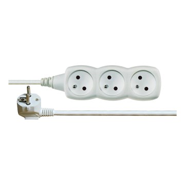 Produžni kabel, 3 utičnice, 5 m
