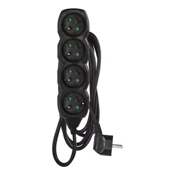 Produžni kabel 4Z 3m crni