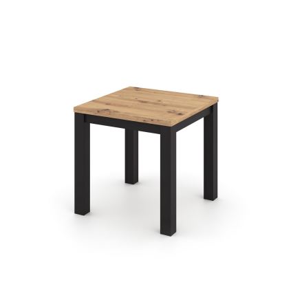 Produžni trpezarijski sto ZARO hrast artisan/crna