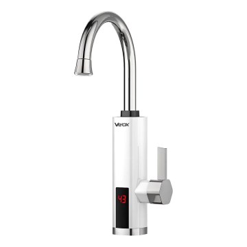 Protočni grejač vode sa LED displejem 3000W/230V IPX4, bela