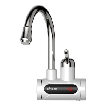 Protočni grejač vode sa LED displejem 3000W/230V IPX4, bela