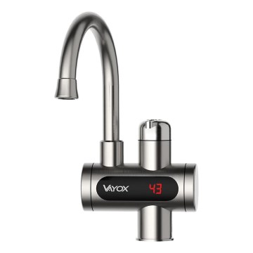 Protočni grejač vode sa LED displejem 3000W/230V IPX4, kućište od nerđajućeg čelika