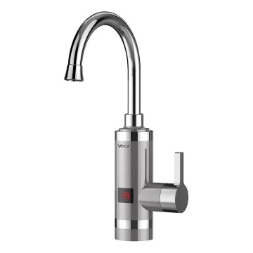 Protočni grejač vode sa LED displejom, 3000W/230V, IPX4, od nerđajućeg čelika