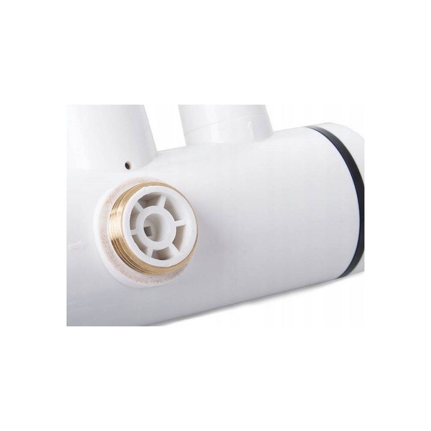 Protočni grejač vode sa tušem i LCD displejem 3000W/230V IPX4 bela