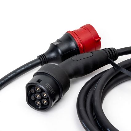 Punjačka stanica za električna vozila tipa 2, kabl 5 m, 11 kW (16 A), IP54, Tuya