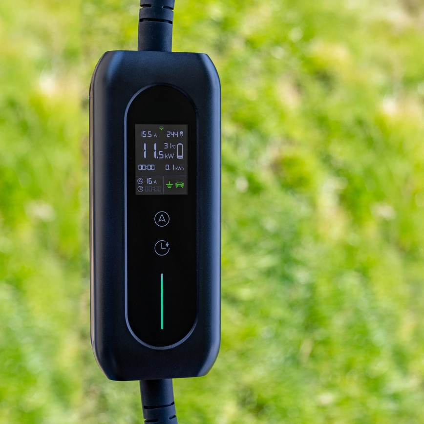 Punjačka stanica za električna vozila tipa 2, kabl 5 m, 11 kW (16 A), IP54, Tuya