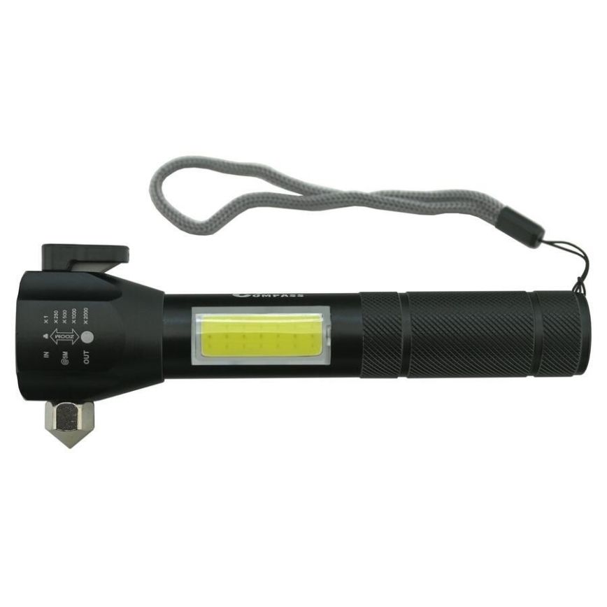 Punjiva LED baterijska lampa 3W/5V, 200 lm, 1200 mAh